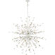 Adelaide 20 Light 59.5 inch Textured White with Clear Chandelier Ceiling Light