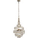 Flow 3 Light 18 inch Hammered Ore Pendant Ceiling Light