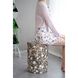 Anita 18 inch Brown/White Stool
