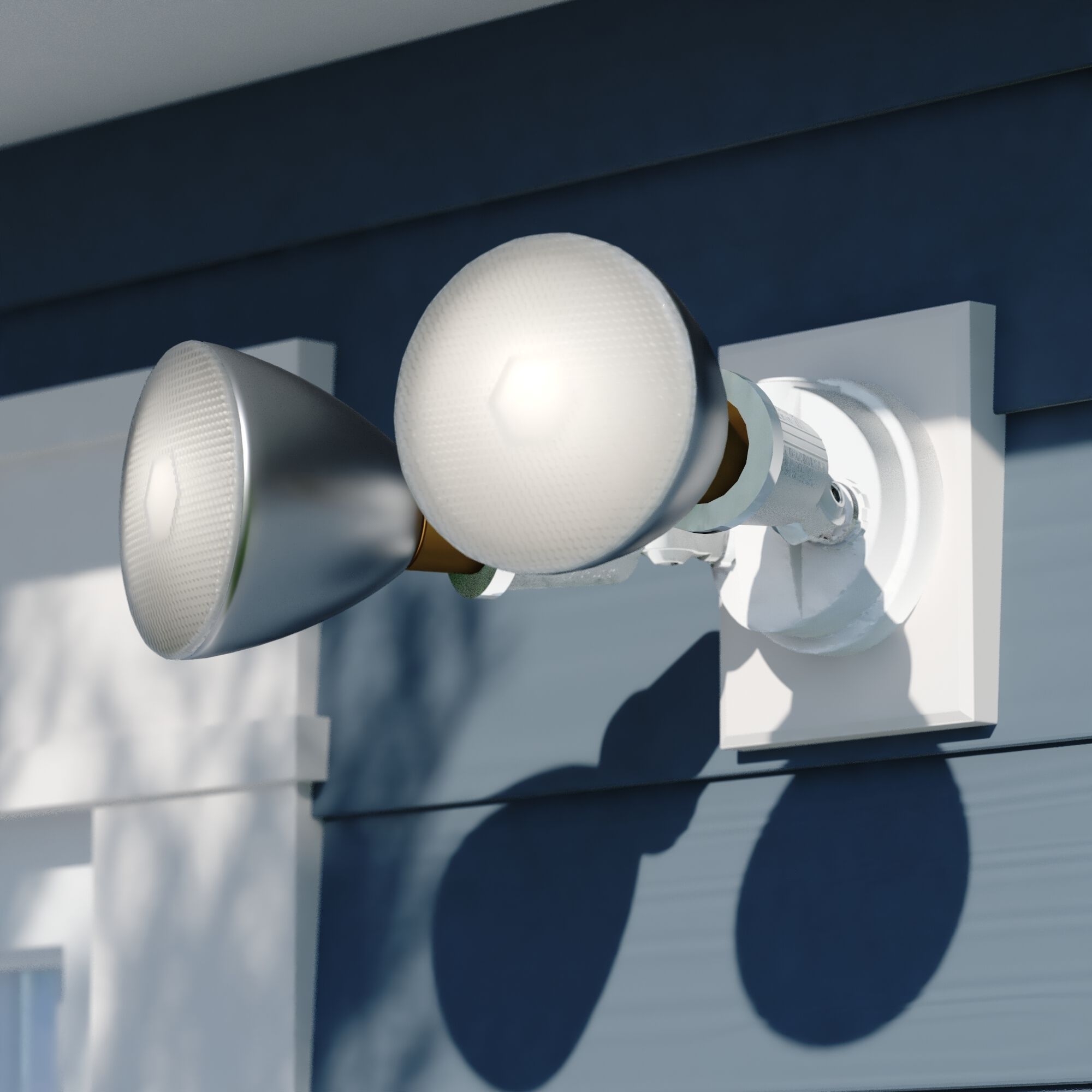 Outdoor Security LED 4.25 inch White Outdoor Security