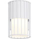 Javon LED 7 inch White Outdoor Lantern