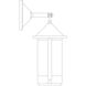 Berkeley 1 Light 14.38 inch Bronze Outdoor Wall Mount in Frosted