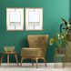 Landscapes Collection Green Framed Art