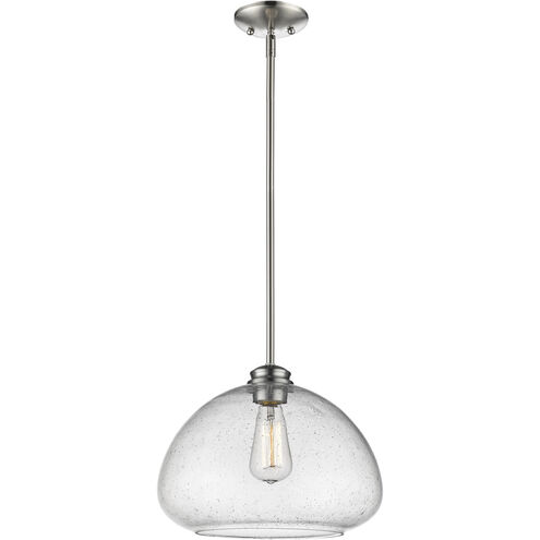 Amon 1 Light 13 inch Brushed Nickel Pendant Ceiling Light