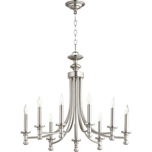 Rossington 9 Light 27 inch Satin Nickel Chandelier Ceiling Light