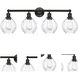 Edison Waverly 4 Light 33 inch Oil Rubbed Bronze Bath Vanity Light Wall Light