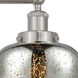 Bell 3 Light 24.5 inch Brushed Satin Nickel Bath Vanity Light Wall Light