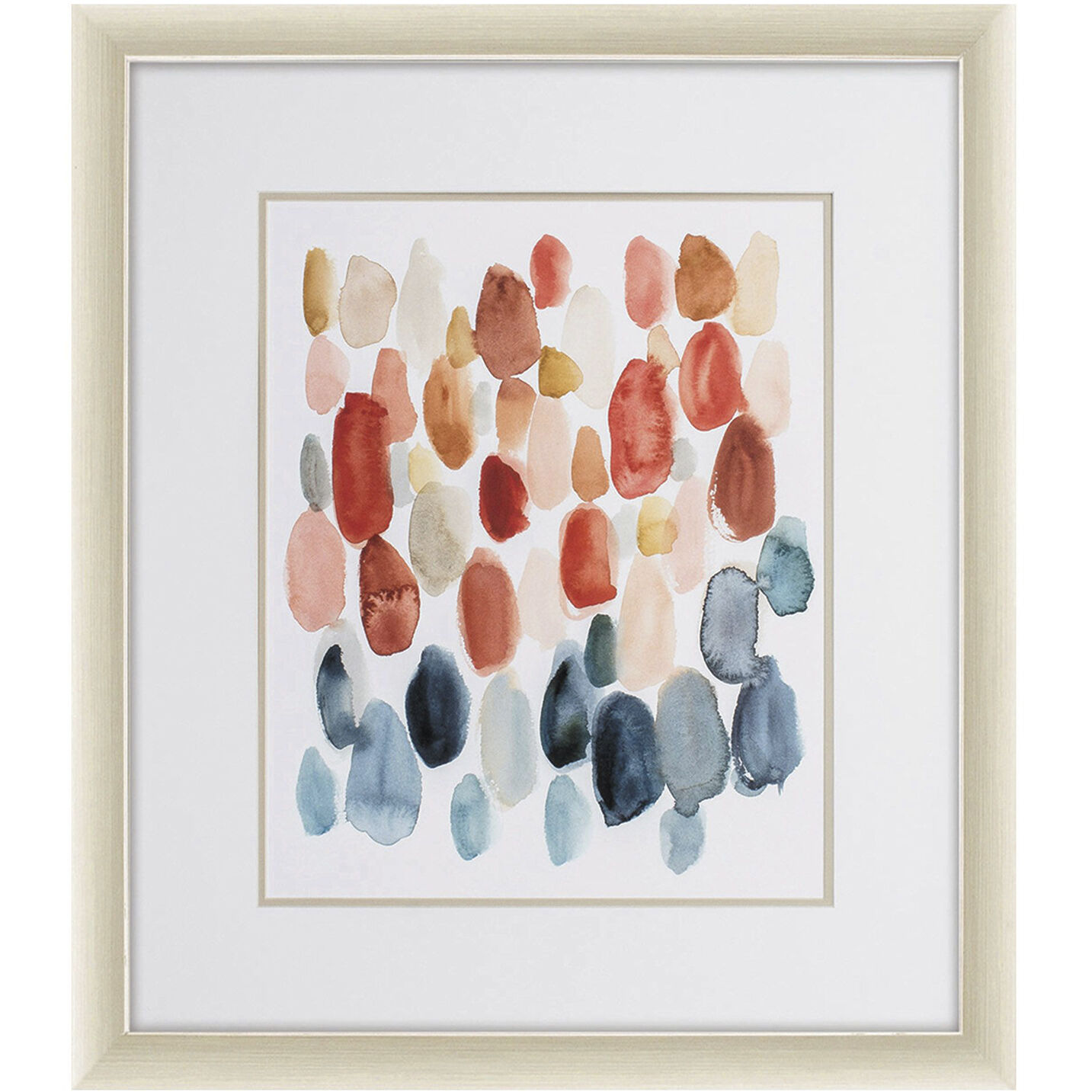 Citrus Season Blue and Orange Framed Art, Propac