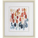 Citrus Season Blue and Orange Framed Art, Propac