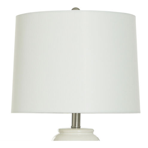 Flor 27.75 inch 100.00 watt Cream Table Lamp Portable Light