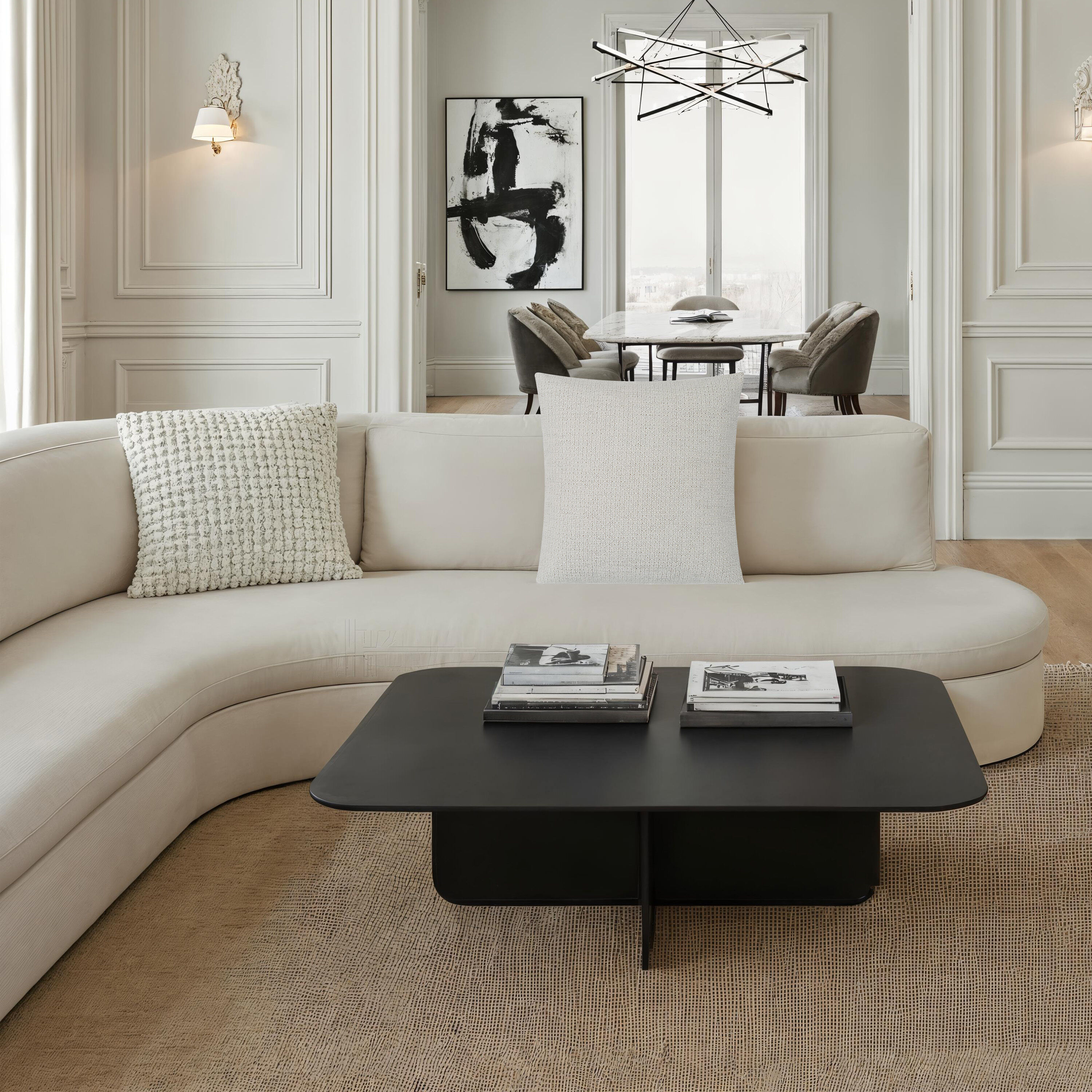 Bolero 20 inch Ivory Decorative Pillow