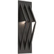 Outdoor Bridge LED 18 inch Argento Grey Outdoor Sconce, Tall