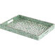 Anita Green Tray, Rectangular