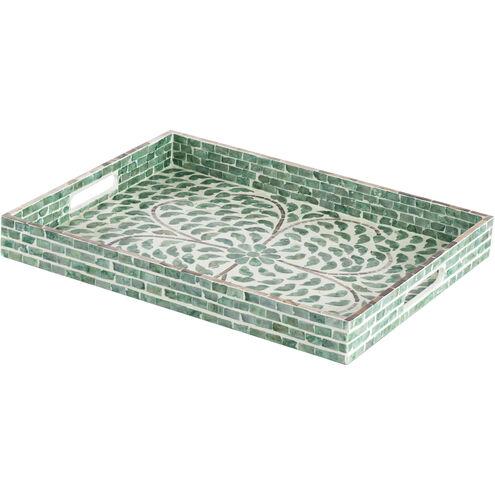 Anita Green Tray, Rectangular