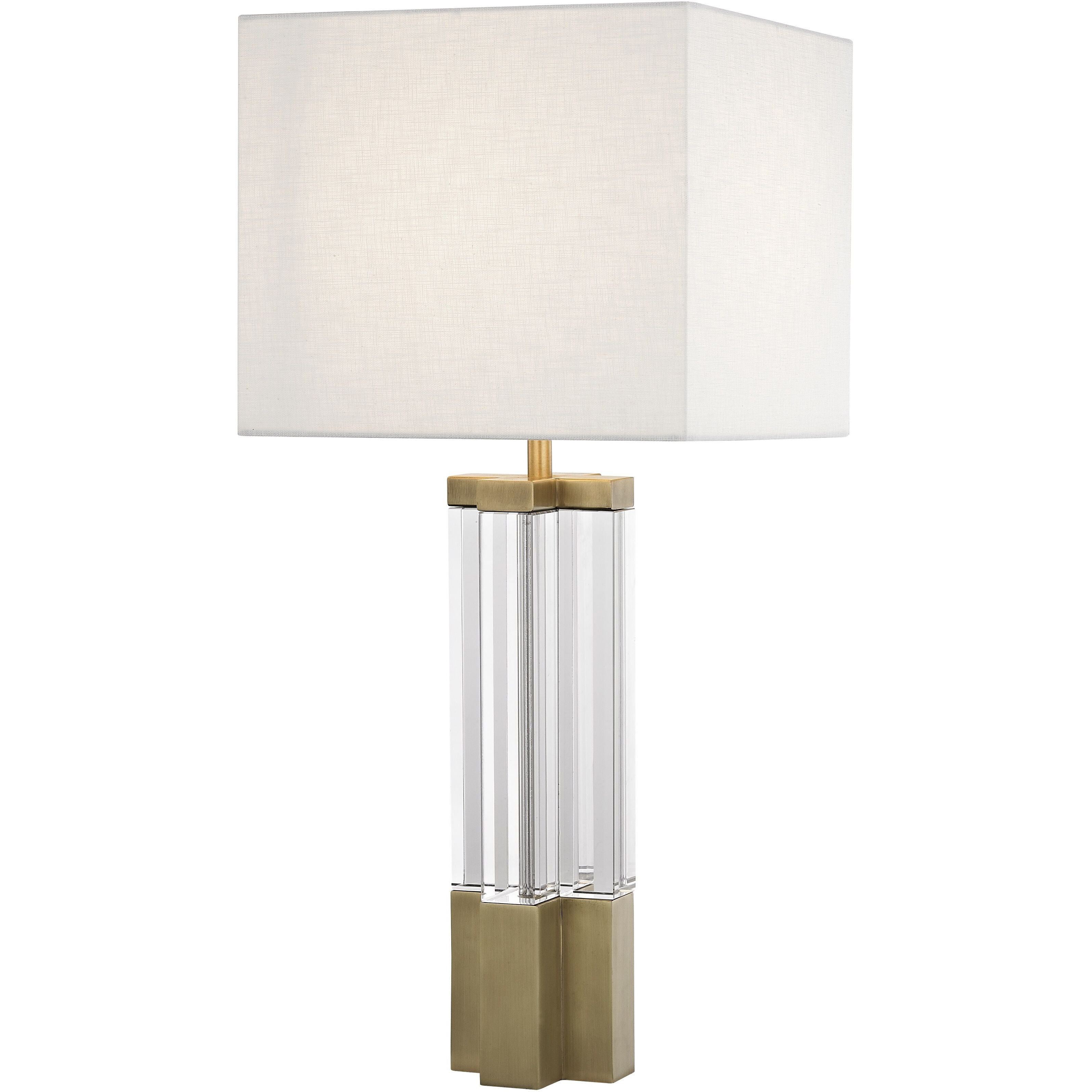 Canada 28 inch 100.00 watt Antique Brass Table Lamp Portable Light