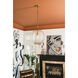 Sara 1 Light 15 inch Aged Brass Pendant Ceiling Light