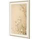 Florals Collection Angled Profile Champagne Gold Framed Art
