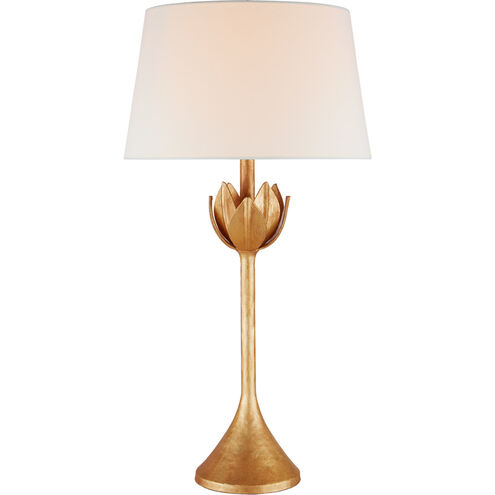 Julie Neill Alberto 32.25 inch 100 watt Antique Gold Leaf Table Lamp Portable Light, Large