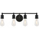 Serif 4 Light 22 inch Black Wall Sconce Wall Light