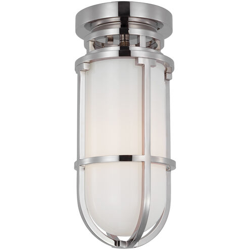 Chapman & Myers Gracie LED 4.75 inch Polished Nickel Tall Flush Mount Ceiling Light