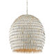 Overlay 3 Light 24 inch White Pendant Ceiling Light, Large
