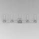 Pinn 5 Light 39 inch Satin Nickel Bath Vanity Wall Light