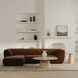 Zandro Brown Sectional, Left