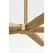 Neblina LED 27.5 inch Satin Brass Chandelier Ceiling Light
