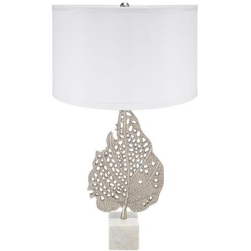 Anita 29.3 inch 40.00 watt White/Silver Table Lamp Portable Light