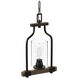 Barnes Mill 1 Light 9 inch Antique Bronze Mini-Pendant Ceiling Light