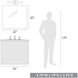 Elon Vanity Wall Light in Matte Black