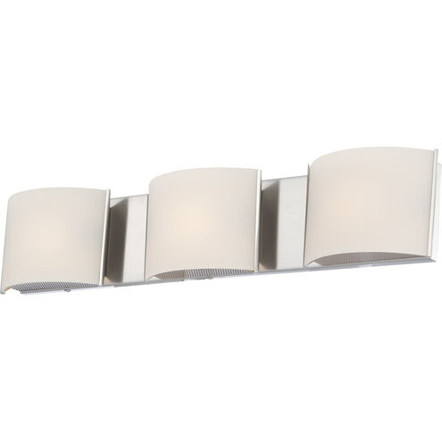 Pandora 3 Light 24.8 inch Chrome Vanity Light Wall Light