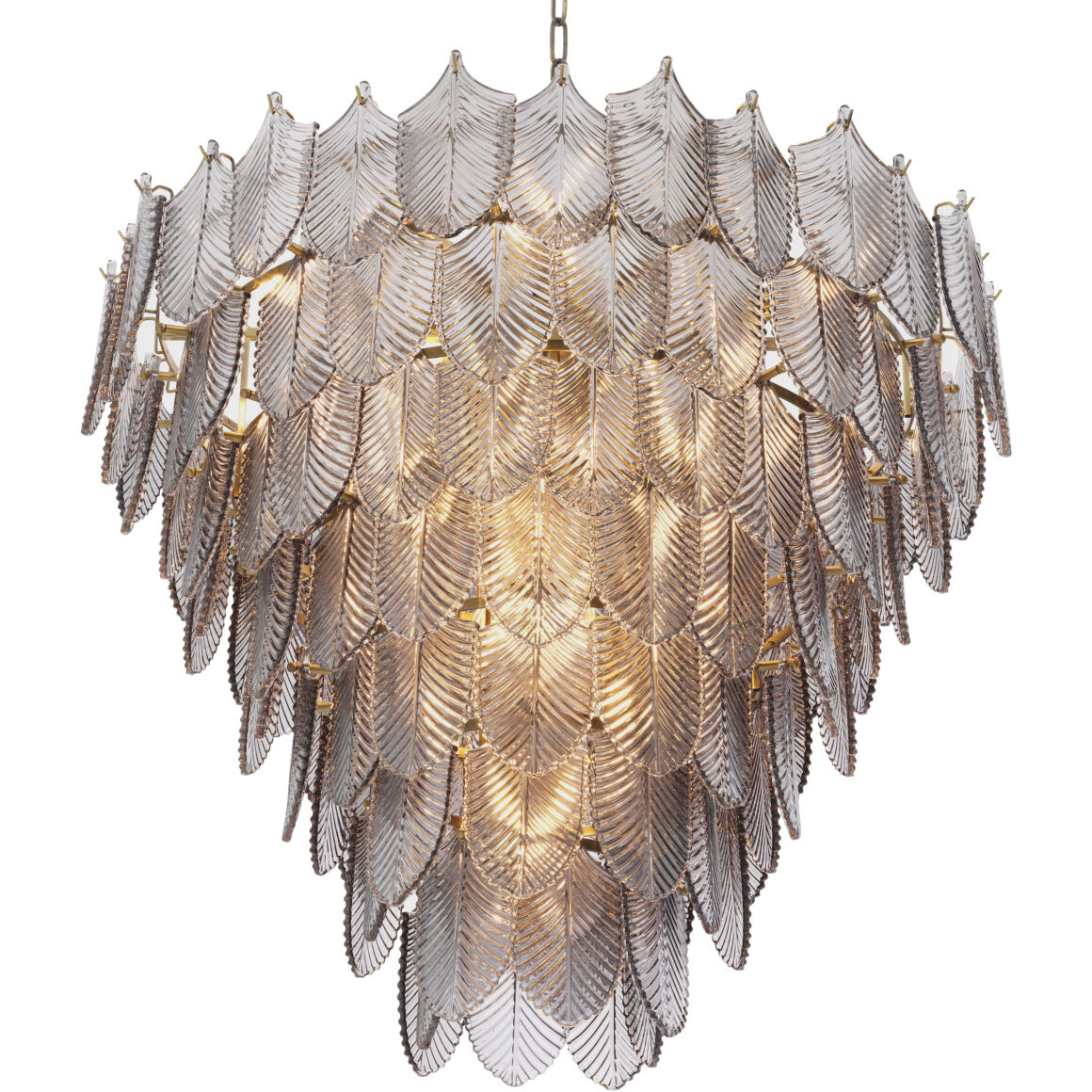 Verbier 16 Light 32.28 inch Light Brushed Brass Chandelier Ceiling Light, Large