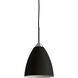 Joel 1 Light 6.77 inch Matte Black Interior Pendant Light Ceiling Light