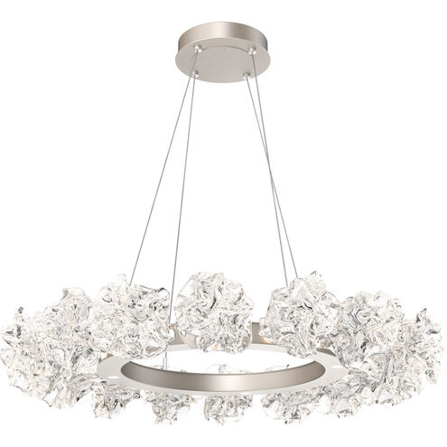 Blossom LED 36 inch Beige Silver Chandelier Ceiling Light in Metallic Beige Silver, 2700K LED, Radial Ring