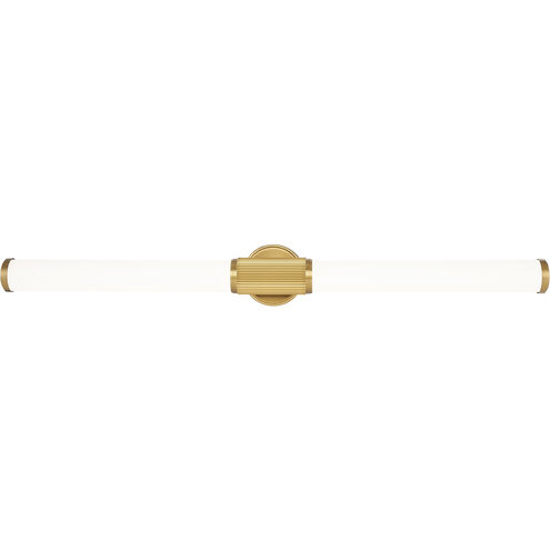 Solange LED 40.5 inch Modern Gold Bath Vanity Wall Light