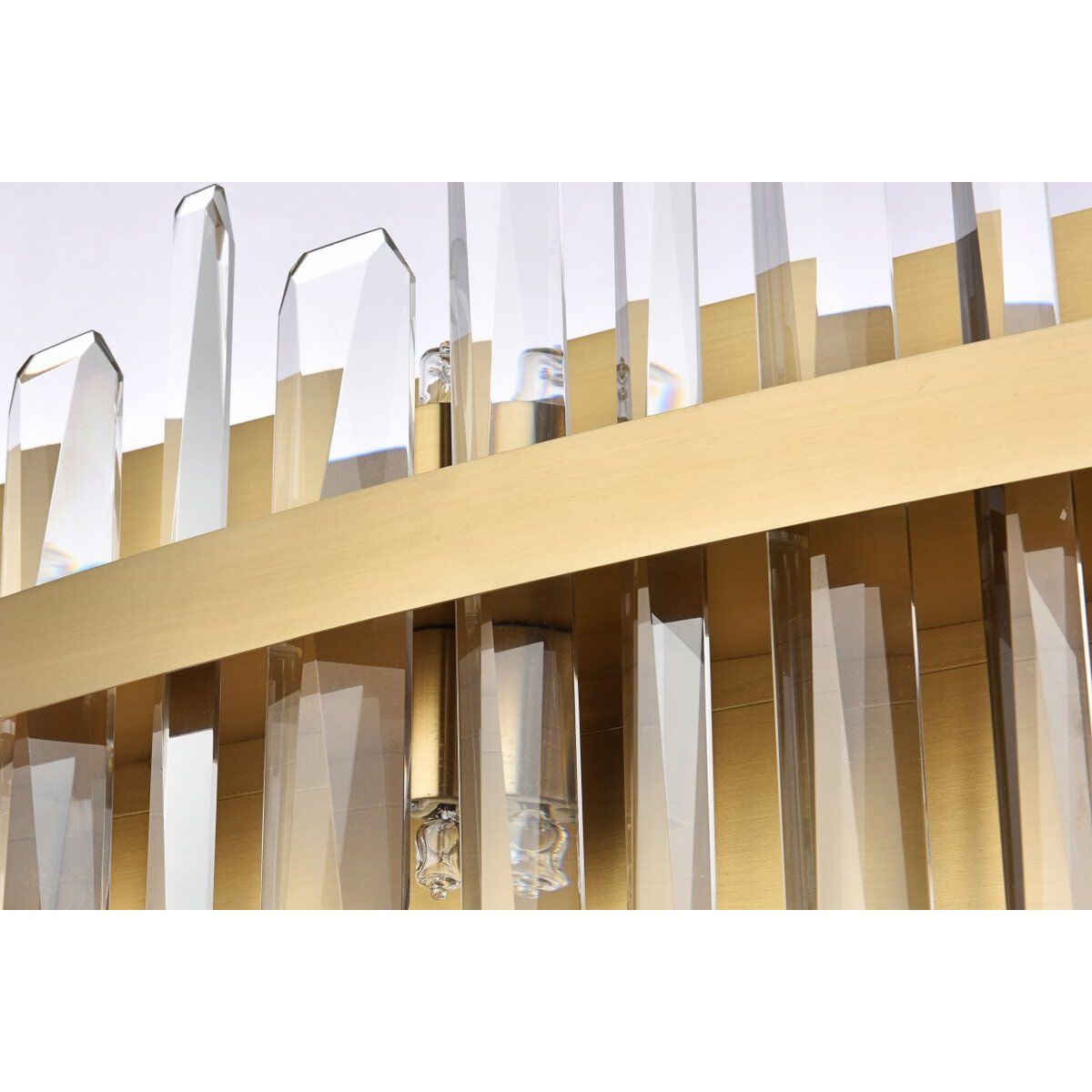 Serena 8 Light 30 inch Satin Gold Bath Sconce Wall Light 