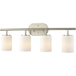 Pemlico 4 Light 28 inch Satin Nickel Vanity Light Wall Light