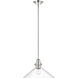 Dwyer 1 Light 15 inch Polished Nickel Pendant Ceiling Light