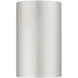 Bond 1 Light 7 inch Brushed Nickel Outdoor / Indoor Small Sconce, Small