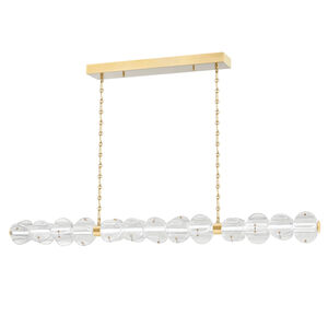 Lindley LED 50 inch Aged Brass Island Light Ceiling Light
