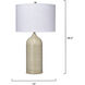Latte 27.5 inch 100.00 watt Taupe Table Lamp Portable Light