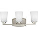 Franport 3 Light 21 inch Bronze Wall Bath Fixture Wall Light