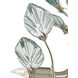Baobab 12 Light 41 inch Contemporary Silver Leaf and Contemporary Silver Chandelier Ceiling Light, Large