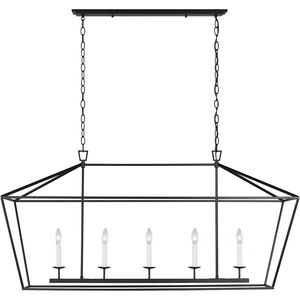 C&M by Chapman & Myers Dianna LED 16.88 inch Midnight Black Chandelier Ceiling Light