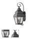 Exeter 2 Light 21.5 inch Black Outdoor Wall Lantern