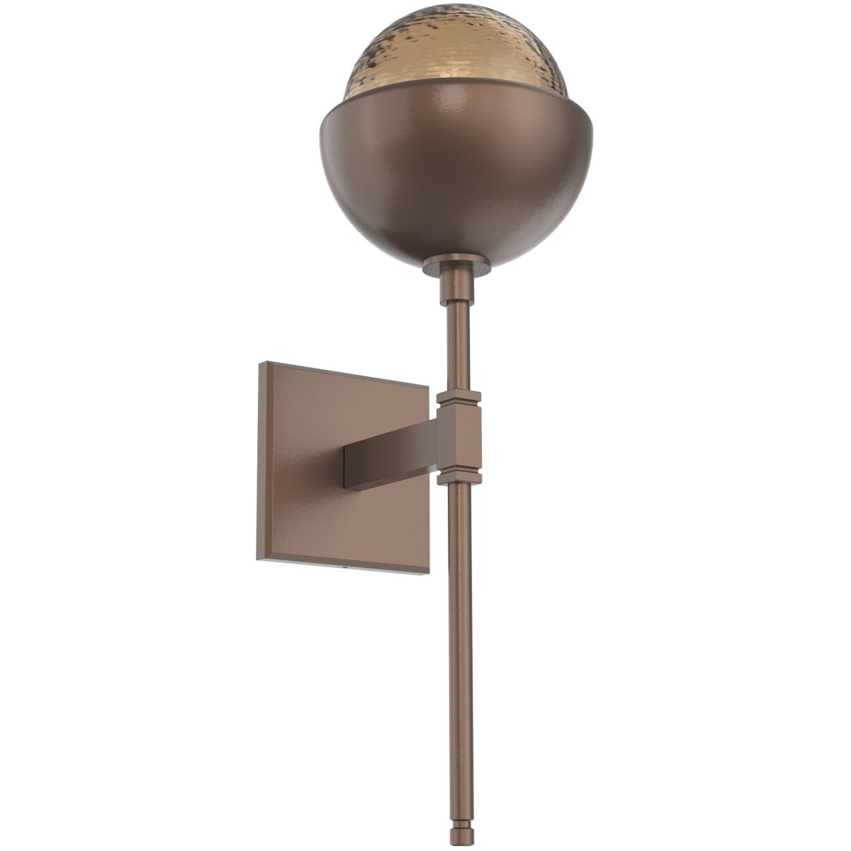 Cabochon LED 7.7 inch Burnished Bronze Sconce Wall Light in 2700K LED, Belvedere