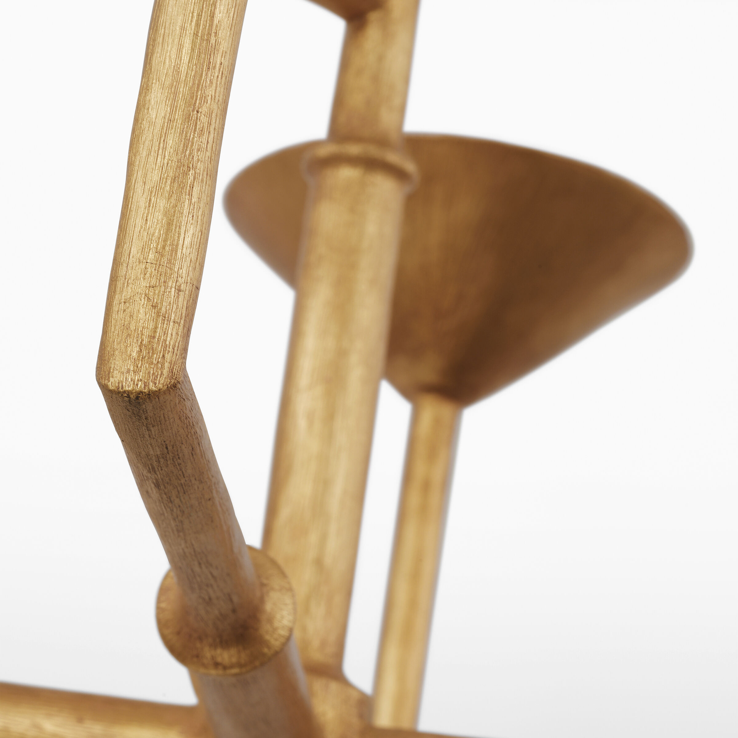 Julie Neill Eleanor LED 52.75 inch Antique Gold Leaf Asymmetric Chandelier Ceiling Light