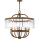 Ashton 8 Light 28 inch Hand Painted Palacial Bronze Chandelier Ceiling Light