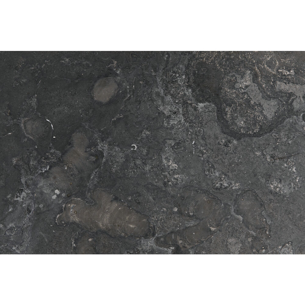 Polyhedron 32.5 X 31 inch Black Marble Side Table